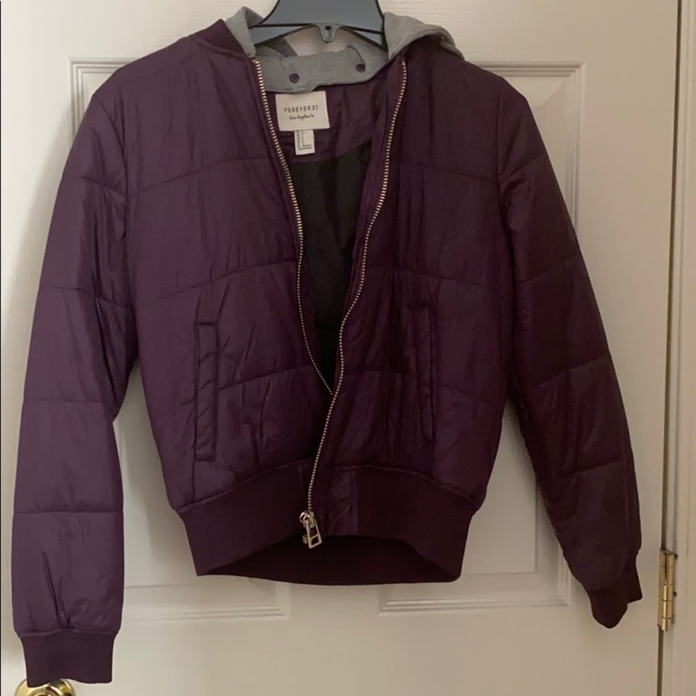Purple Puffer Jacket